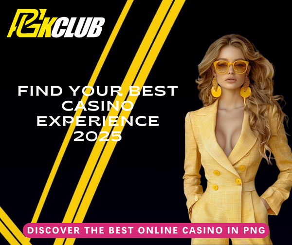 PGKCLUB casino promo with woman in yellow outfit